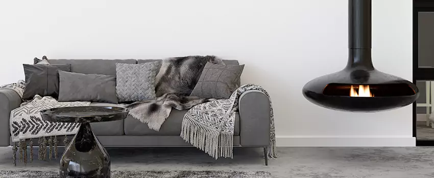 Circular Hanging Fireplace Installation Services in Bon Air, VA