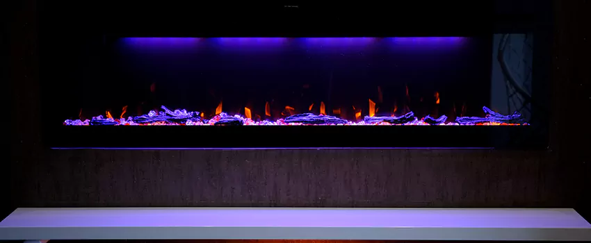 Dynamic Flame Color Fireplace Installation in Bon Air, VA