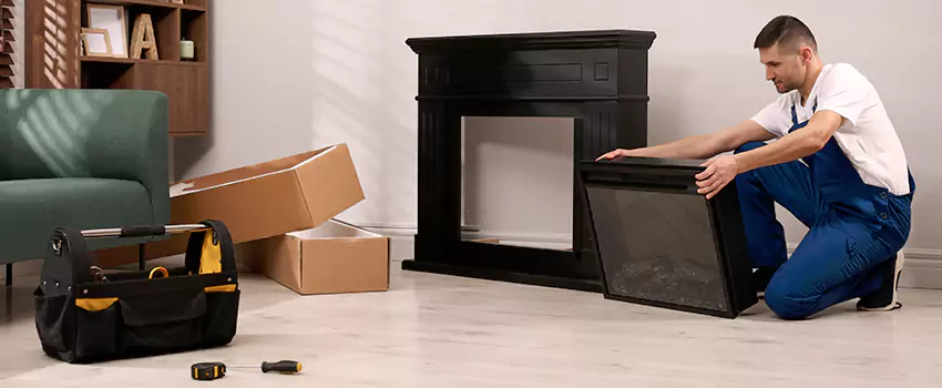 Old Rusted Metal Fireplace Repair And Replacement in Bon Air, VA