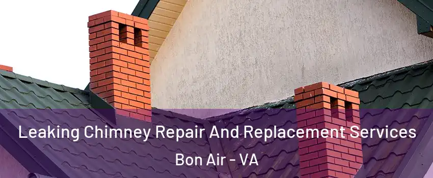 Leaking Chimney Repair And Replacement Services Bon Air - VA